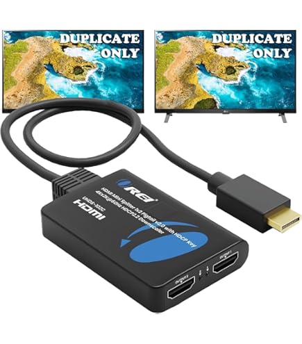 その他 1x2 HDMI2.1 Splitter Amazon.com: HDMI Splitter 1 in 2 Out, NEWCARE Hdmi Splitter